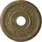 Ekena Millwork Genevieve Medallion (Canopies up to 3 1/2"), 16 1/8"OD x 3 1/2"ID x 7/8"P, Mississippi Mud Crackle CM16GNMMC - alternate 1